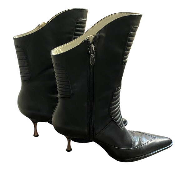 Harley Davidson moto kitten heel boot (sz 7.5) - Picture 3 of 7